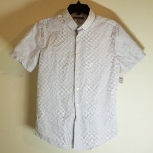 Express button down short sleeves for men, small